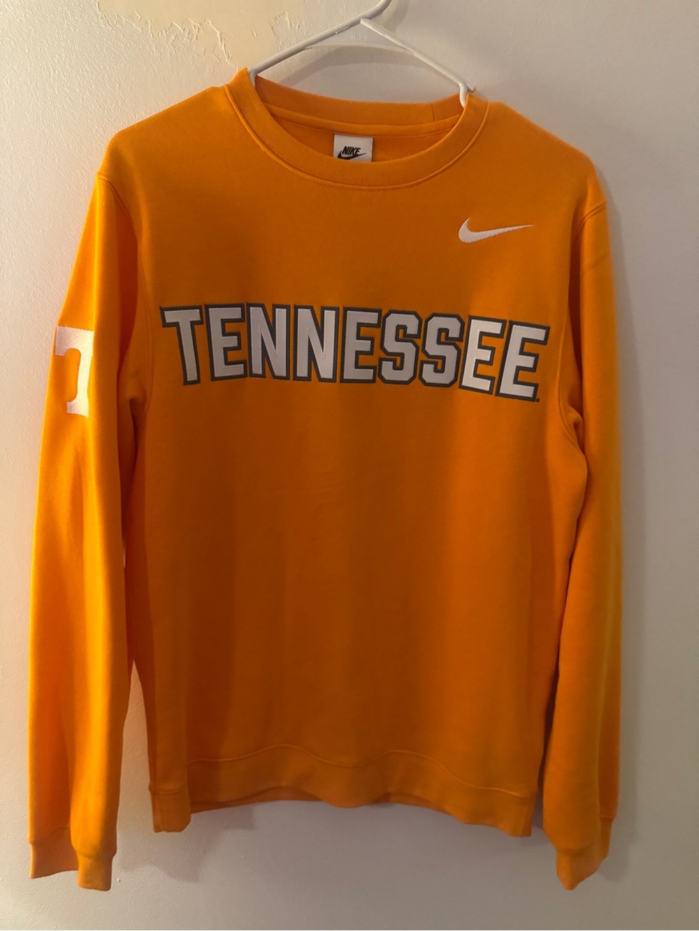 Nike Orange 'Tennessee' Crewneck Sweatshirt